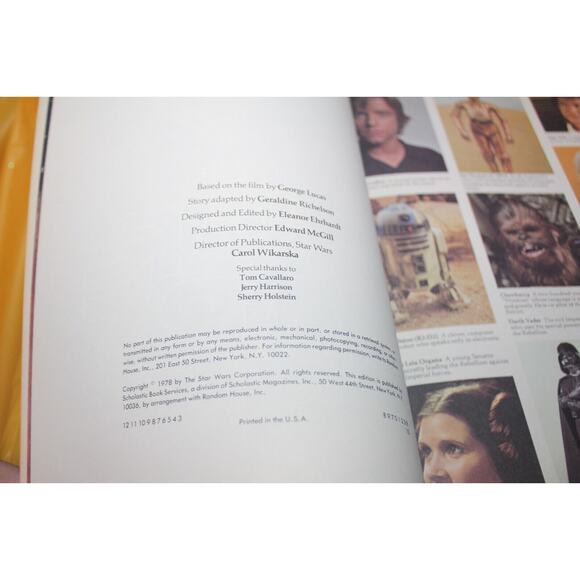 The Star Wars Storybook TV 4466 1978 Scholastic Book - Picture 3 of 3